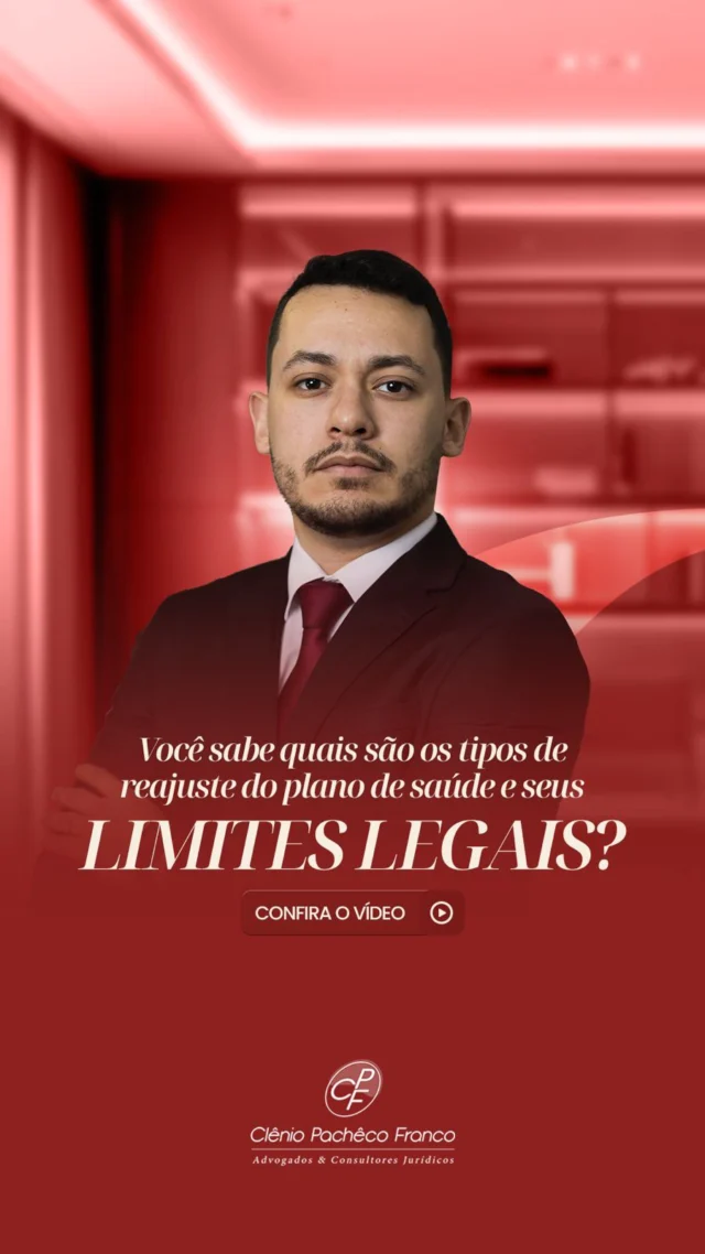 Você sabe quais são os tipos de reajuste do plano de saúde e seus limites legais? 🤔

🎬 Neste vídeo, nosso advogado Lucas Jordão explica mais sobre isso!

Compartilha com quem também tem interesse! 📲

#PlanoDeSaúde #Saúde #Advocacia